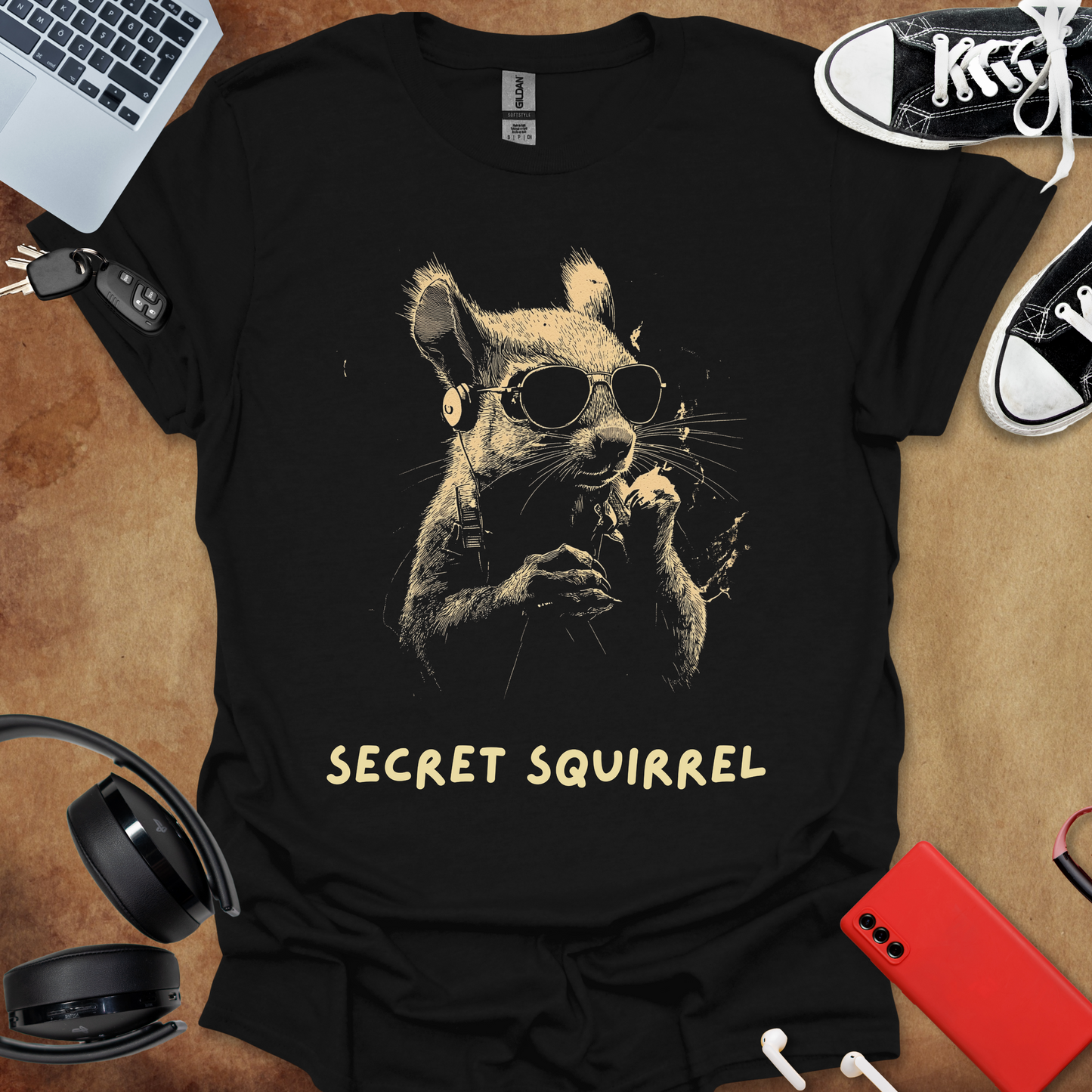 #135 Secret Squirrel T-Shirt