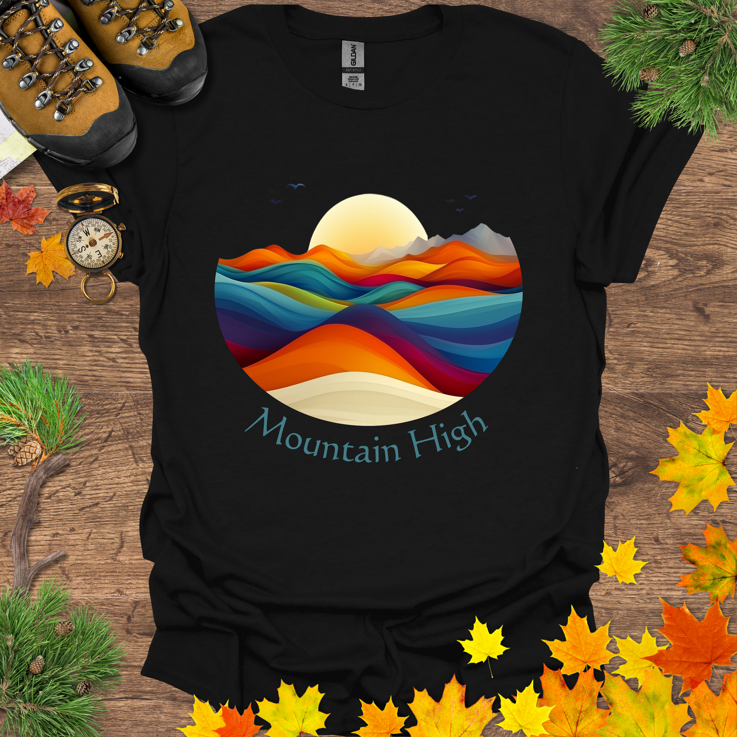 #94 Sun & Mountains T-Shirt