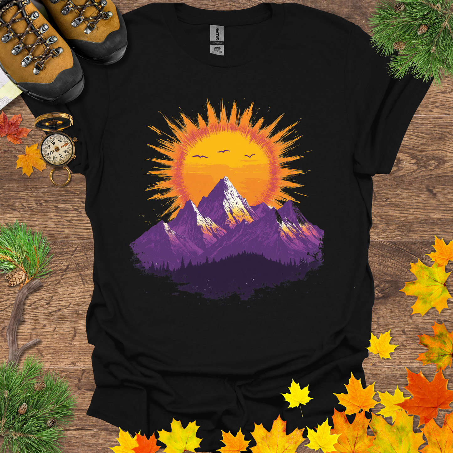 #97 Sun & Mountains T-Shirt