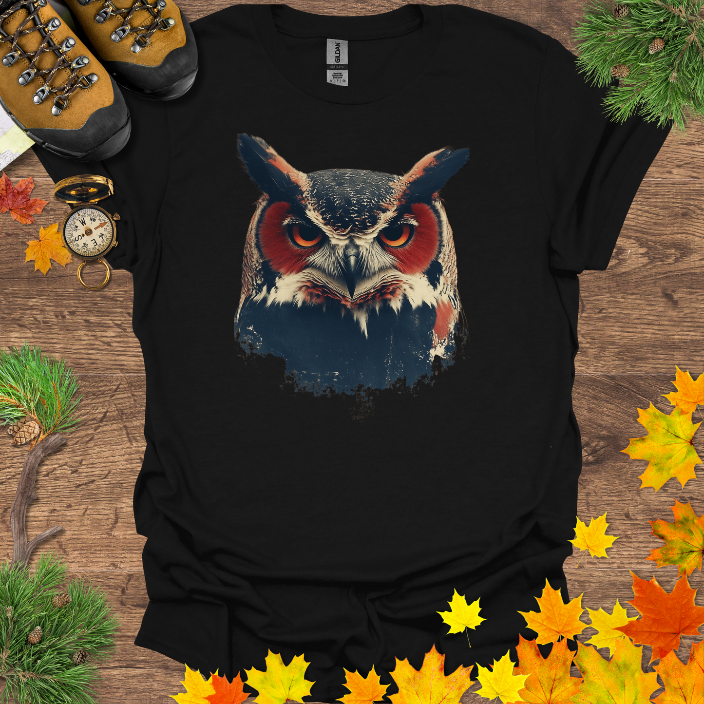 #154 Horned Owl T-Shirt