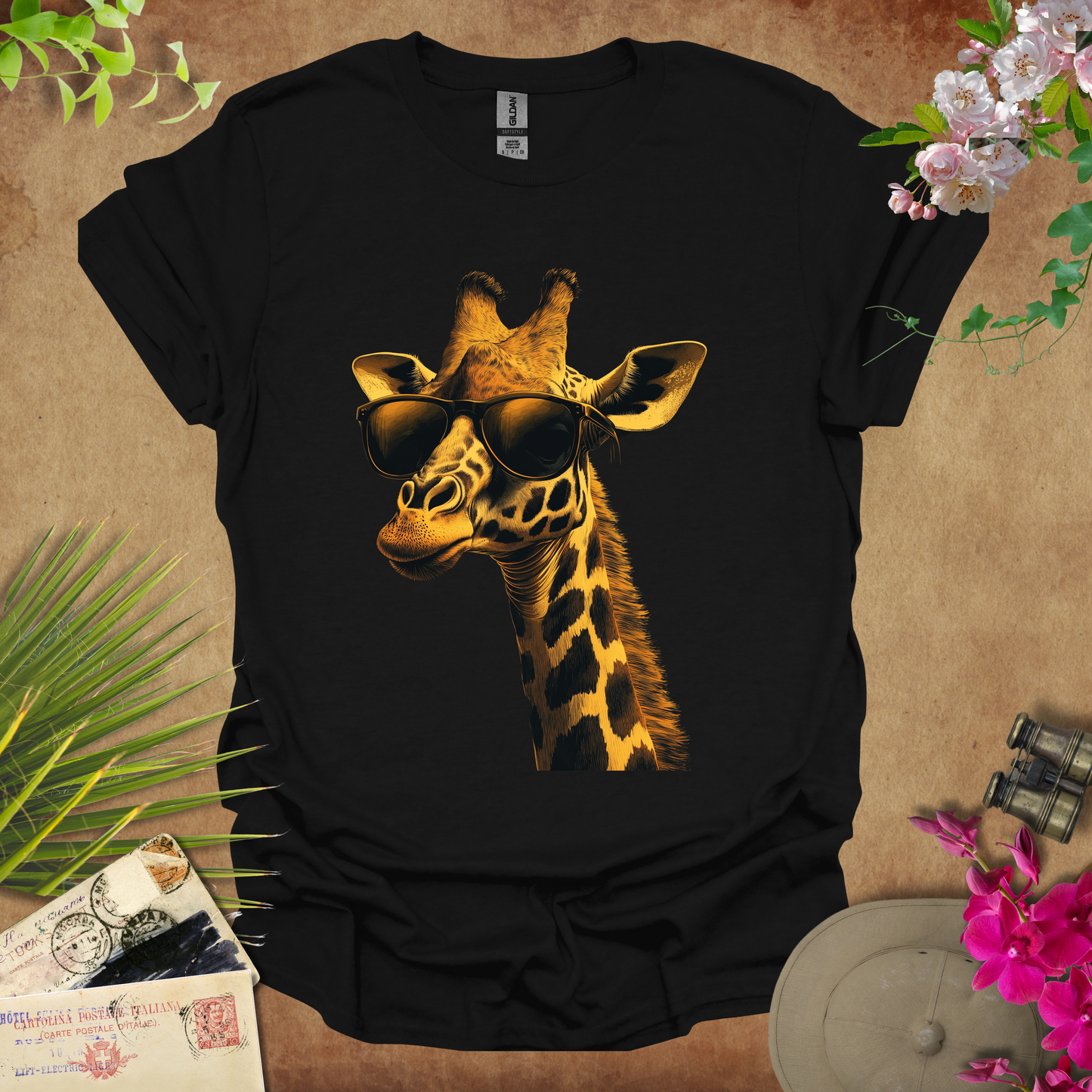 #72.5 Giraffe & Sunglasses T-Shirt