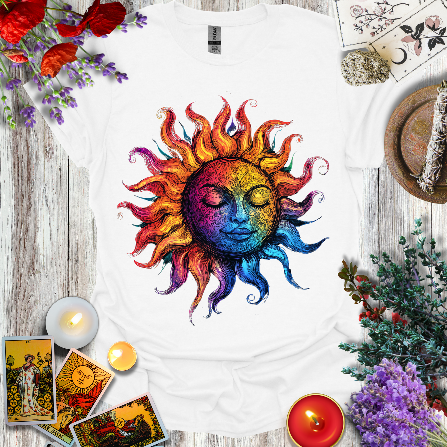#184 Sun Face T-Shirt