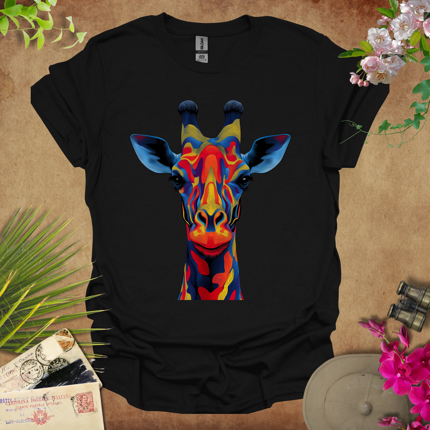 #102 Psychedelic Giraffe T-Shirt