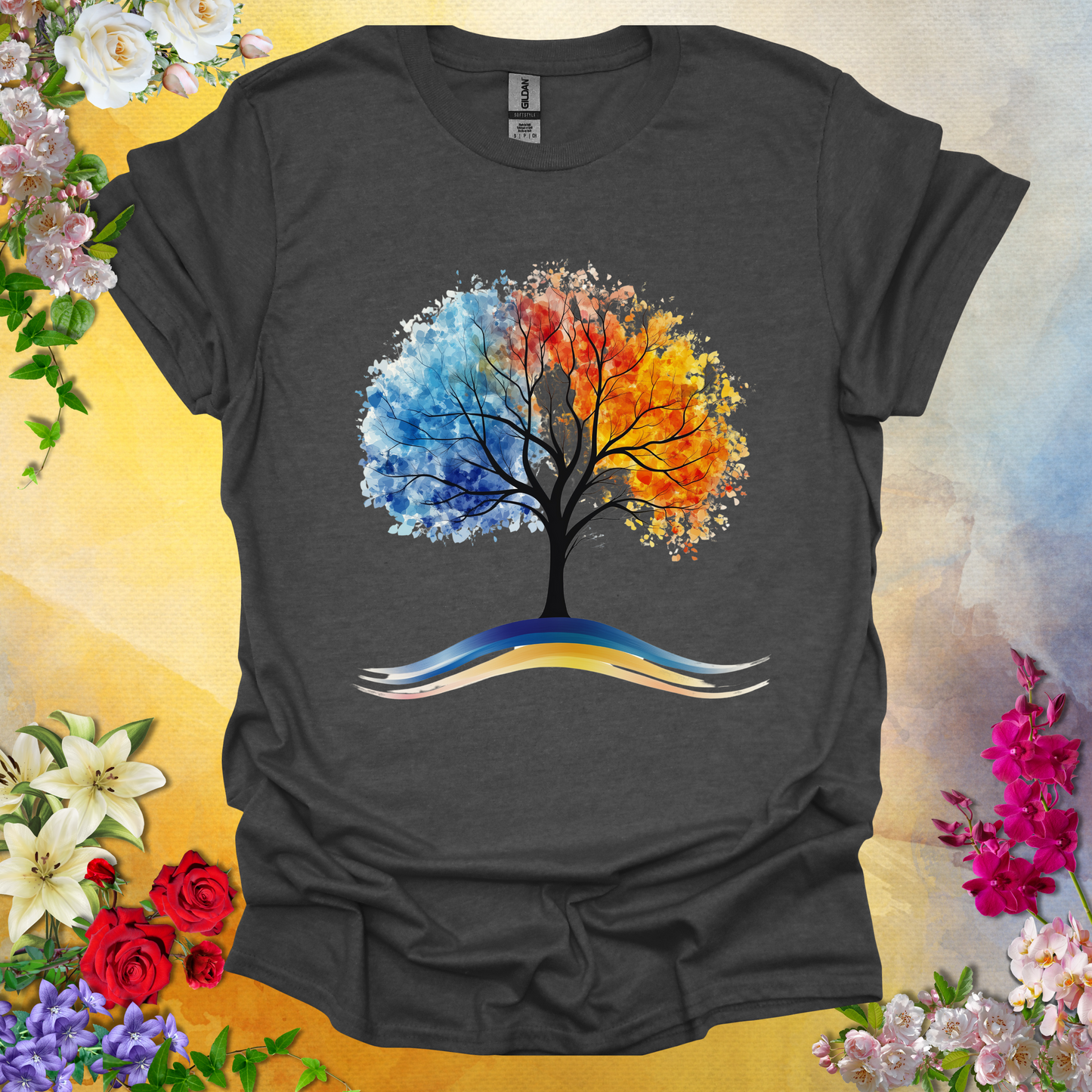 #91 Colorful Tree T-Shirt