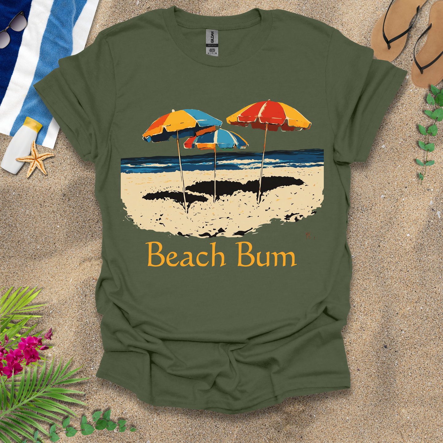 #204 Beach Umbrella T-Shirt