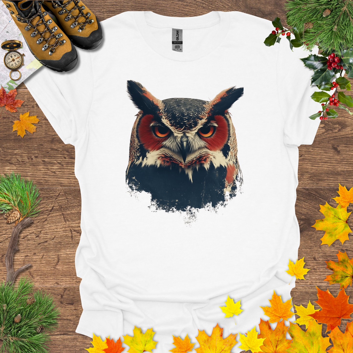 #154 Horned Owl T-Shirt