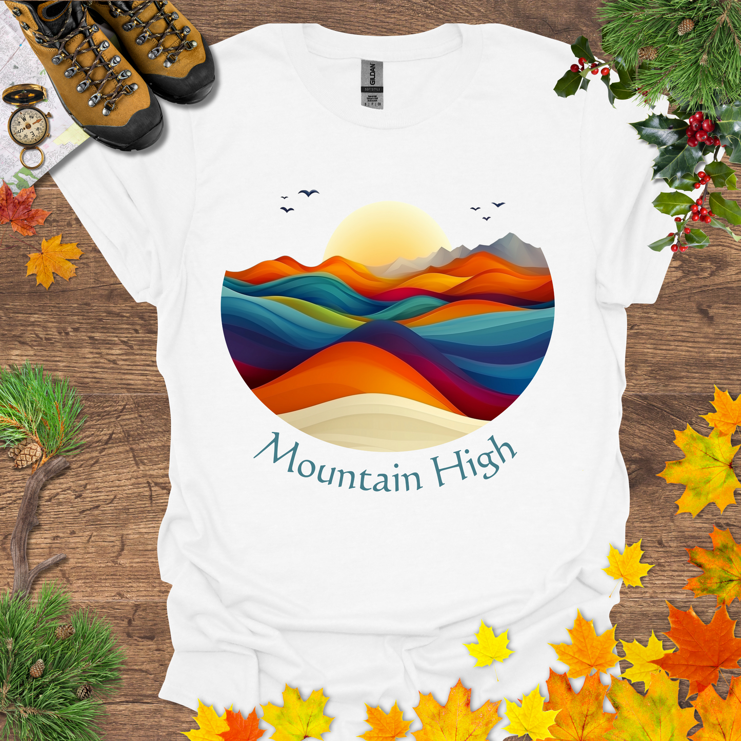 #94 Sun & Mountains T-Shirt