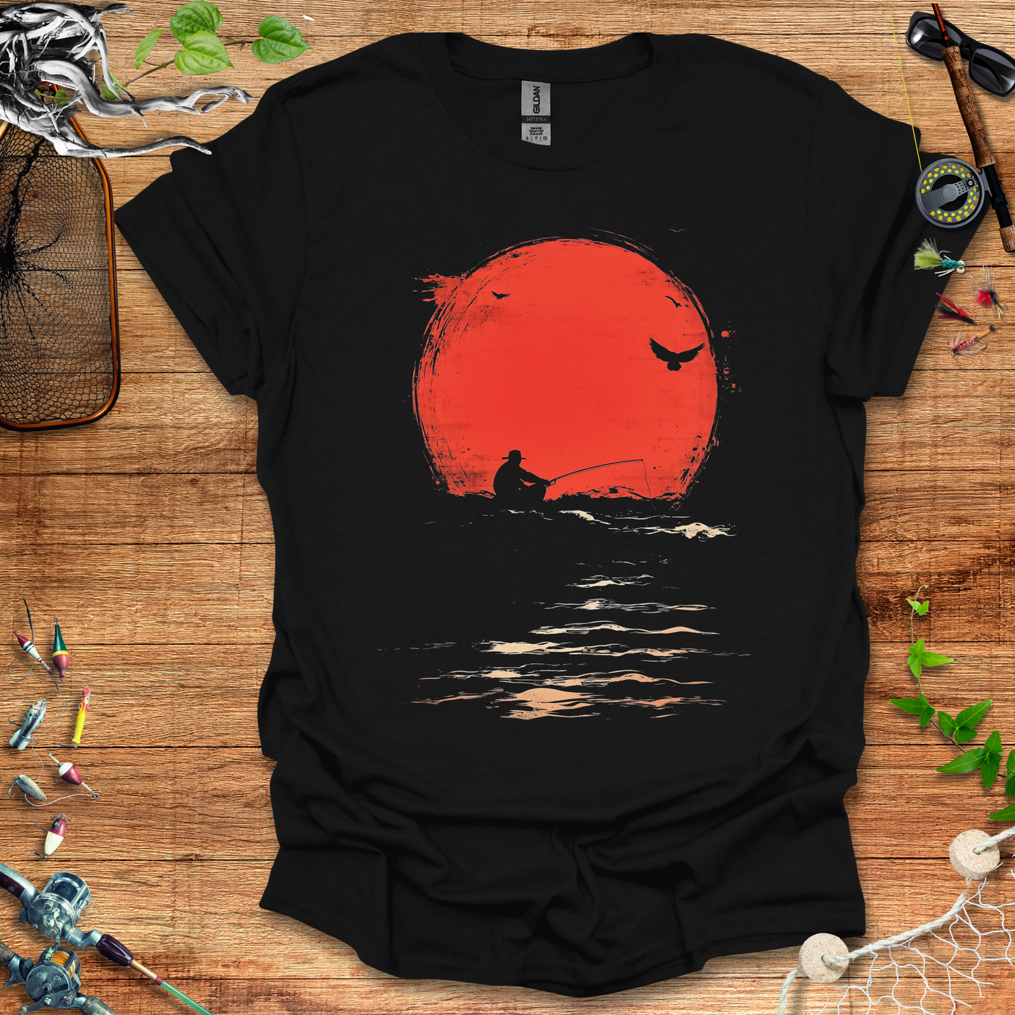 #162 Sun & Fisherman T-Shirt