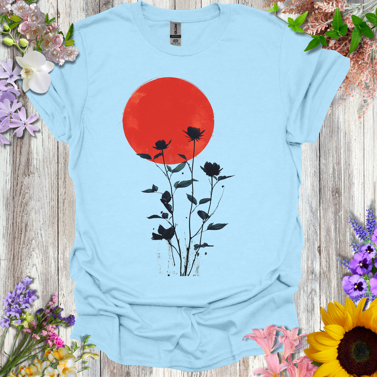 #127 Sun & Roses T-Shirt