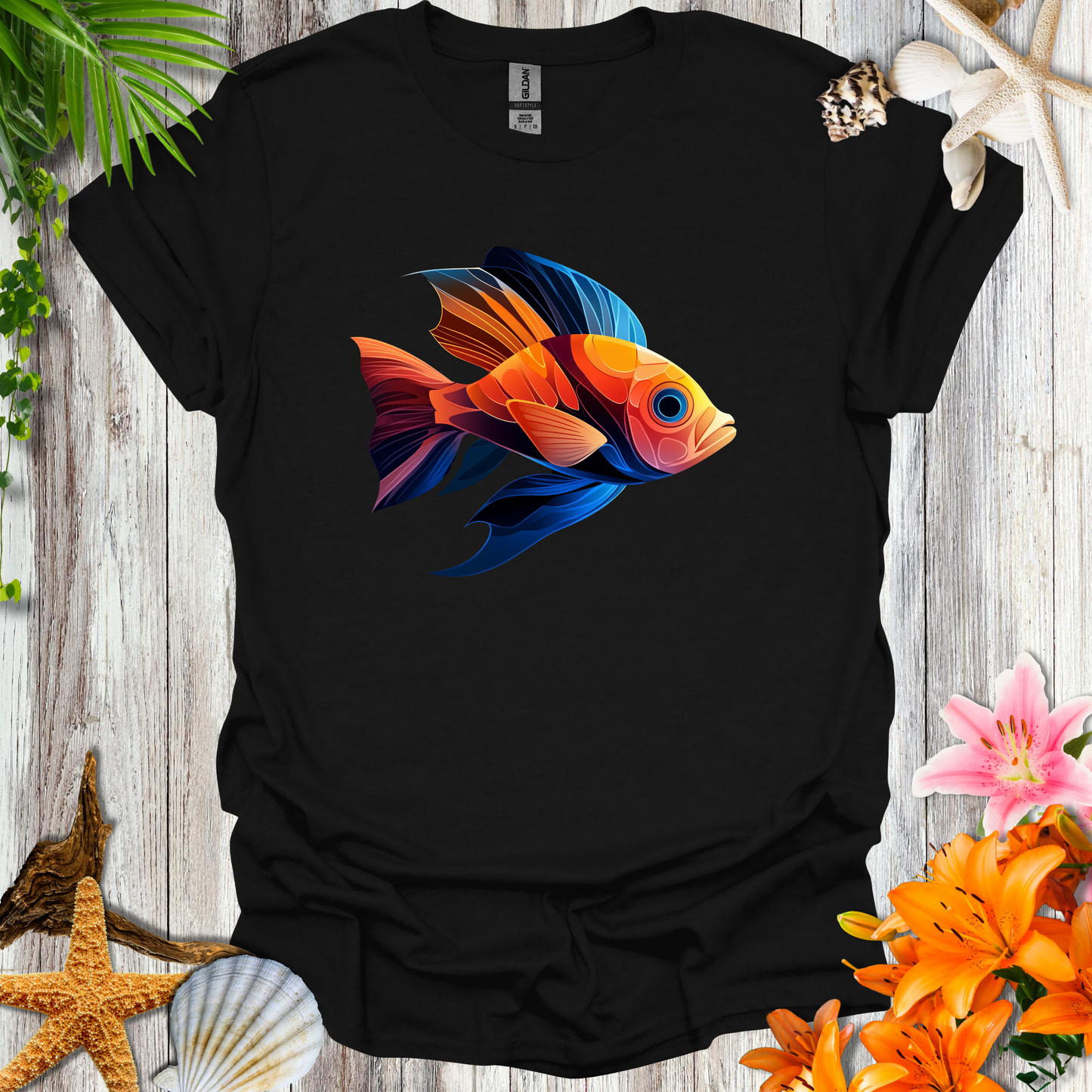 #13 Prismatic Fish T-Shirt