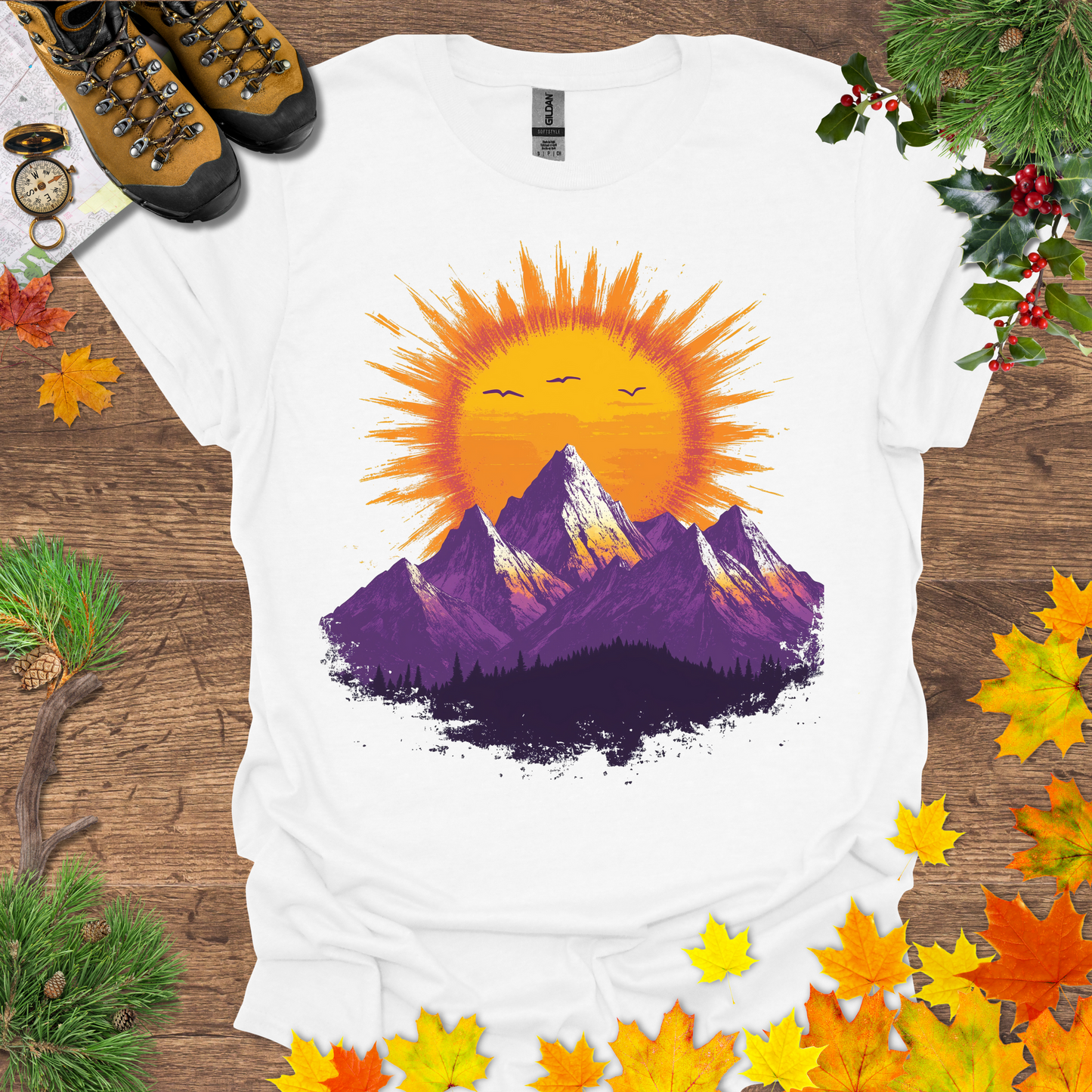 #97 Sun & Mountains T-Shirt