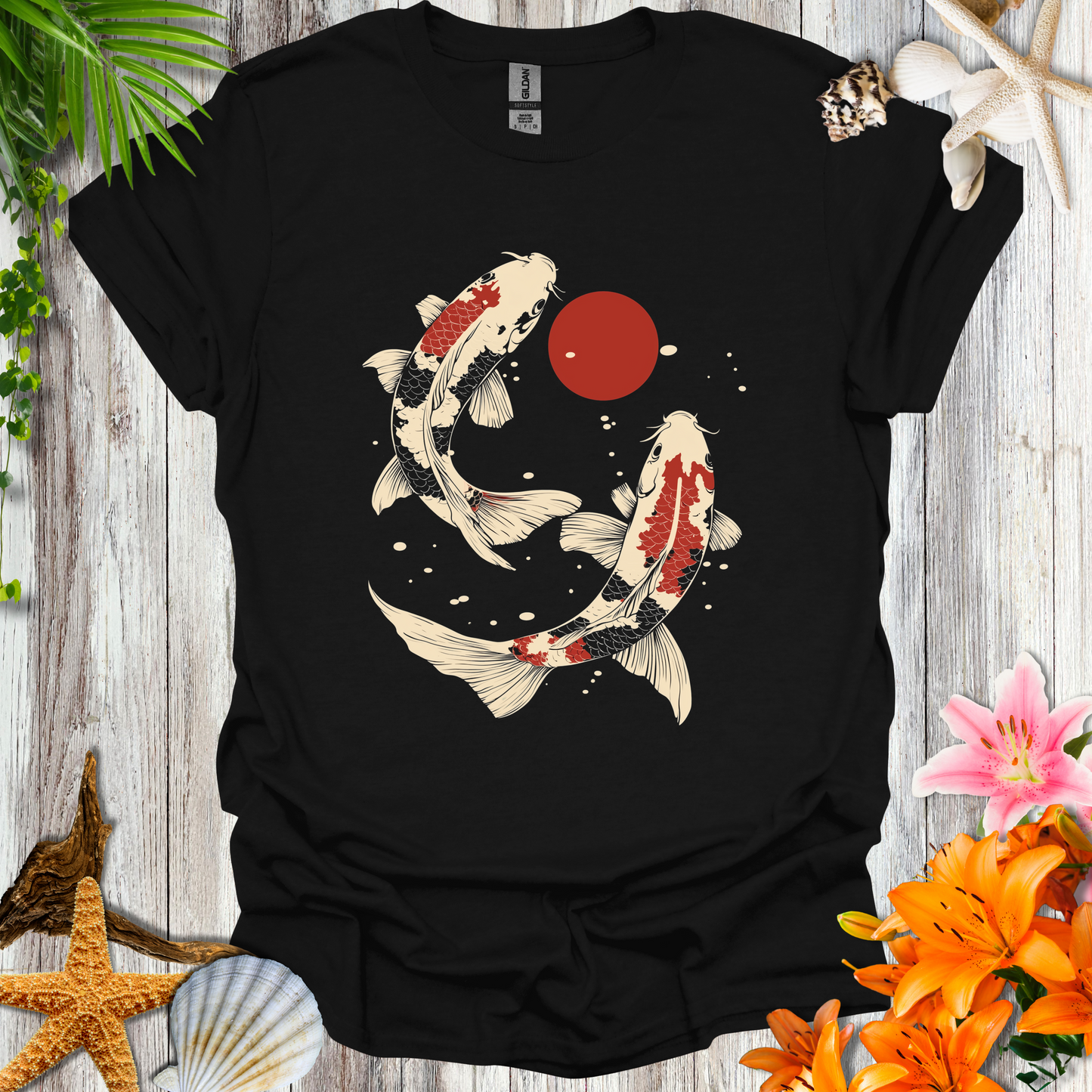 #140 Sun & Koi T-Shirt