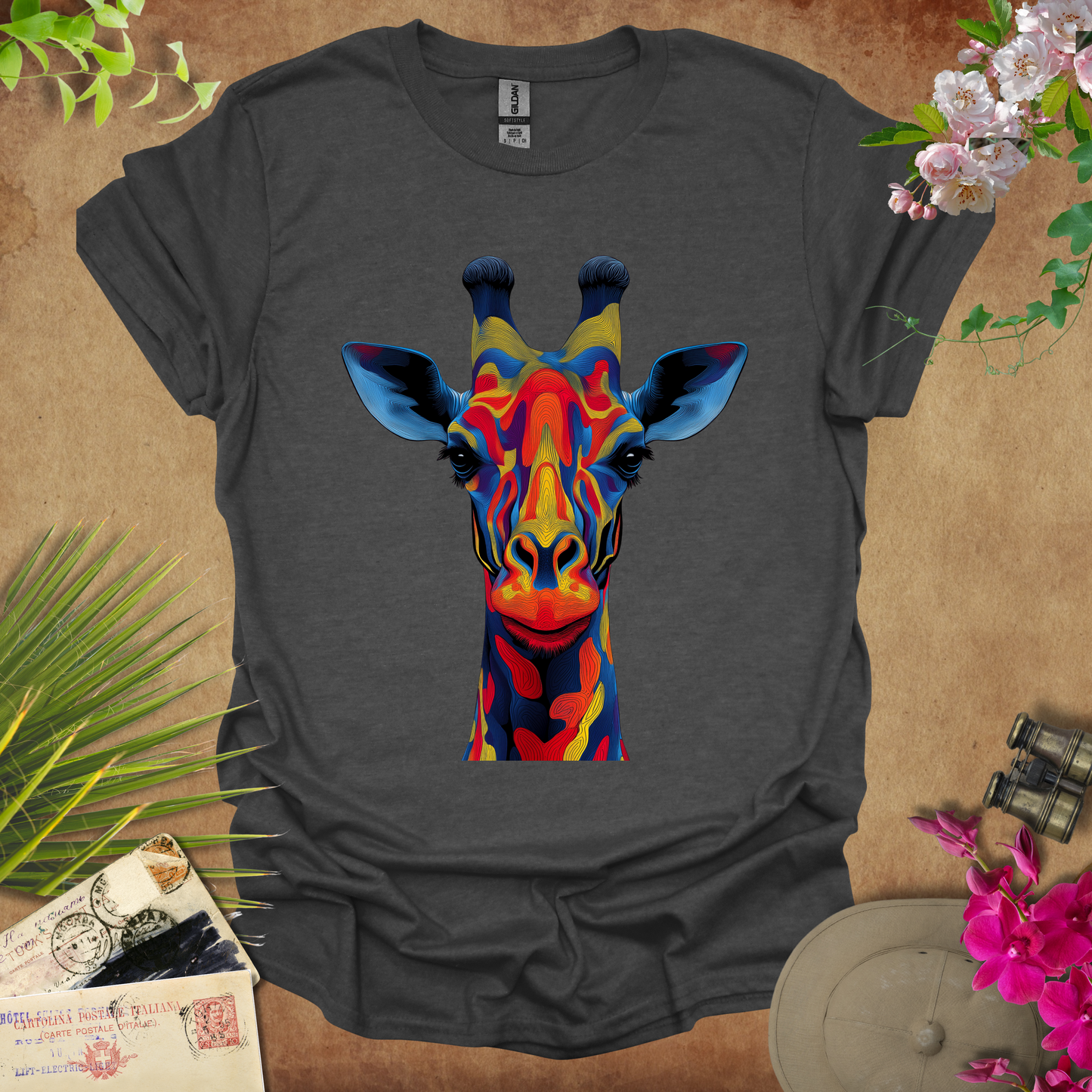 #102 Psychedelic Giraffe T-Shirt