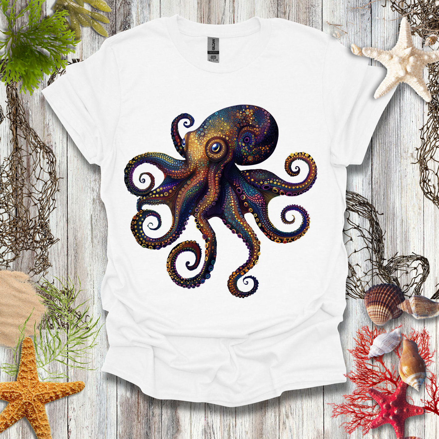 #134 Psychedelic Octopus T-Shirt