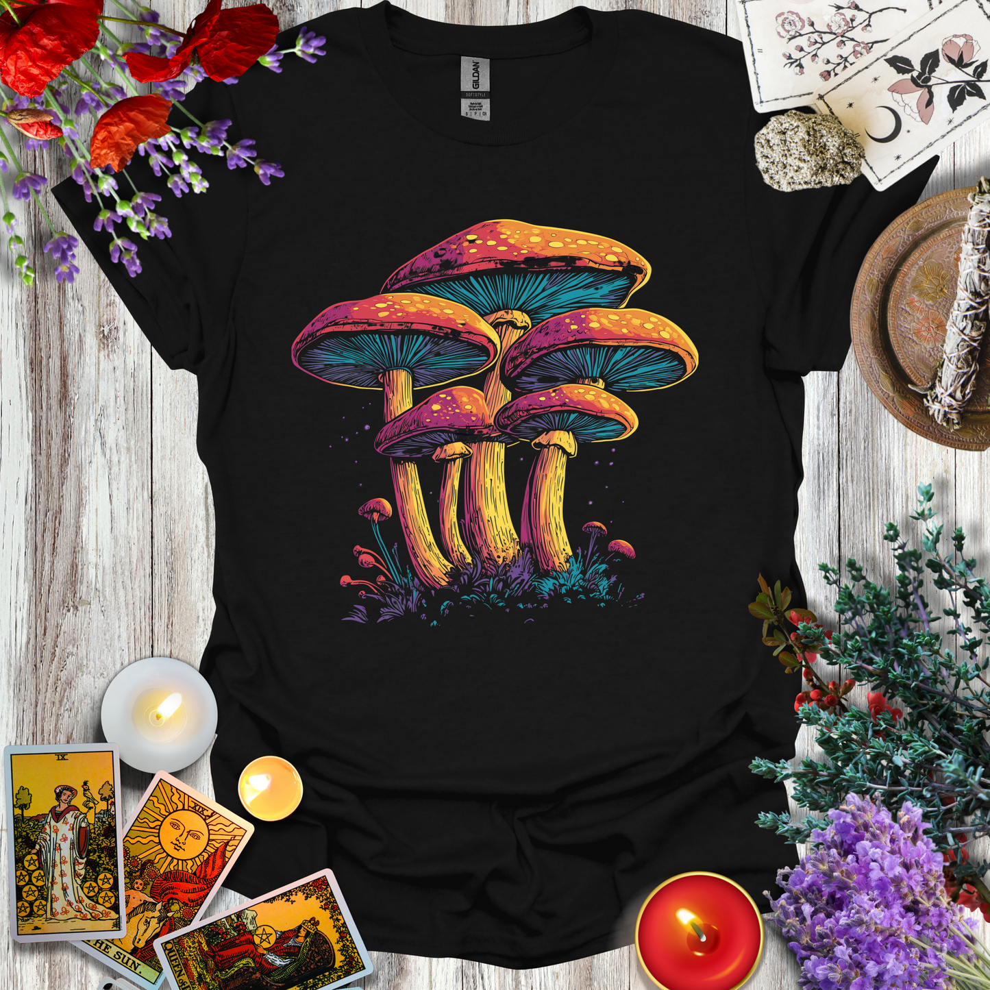 #141 Neon Mushrooms T-Shirt