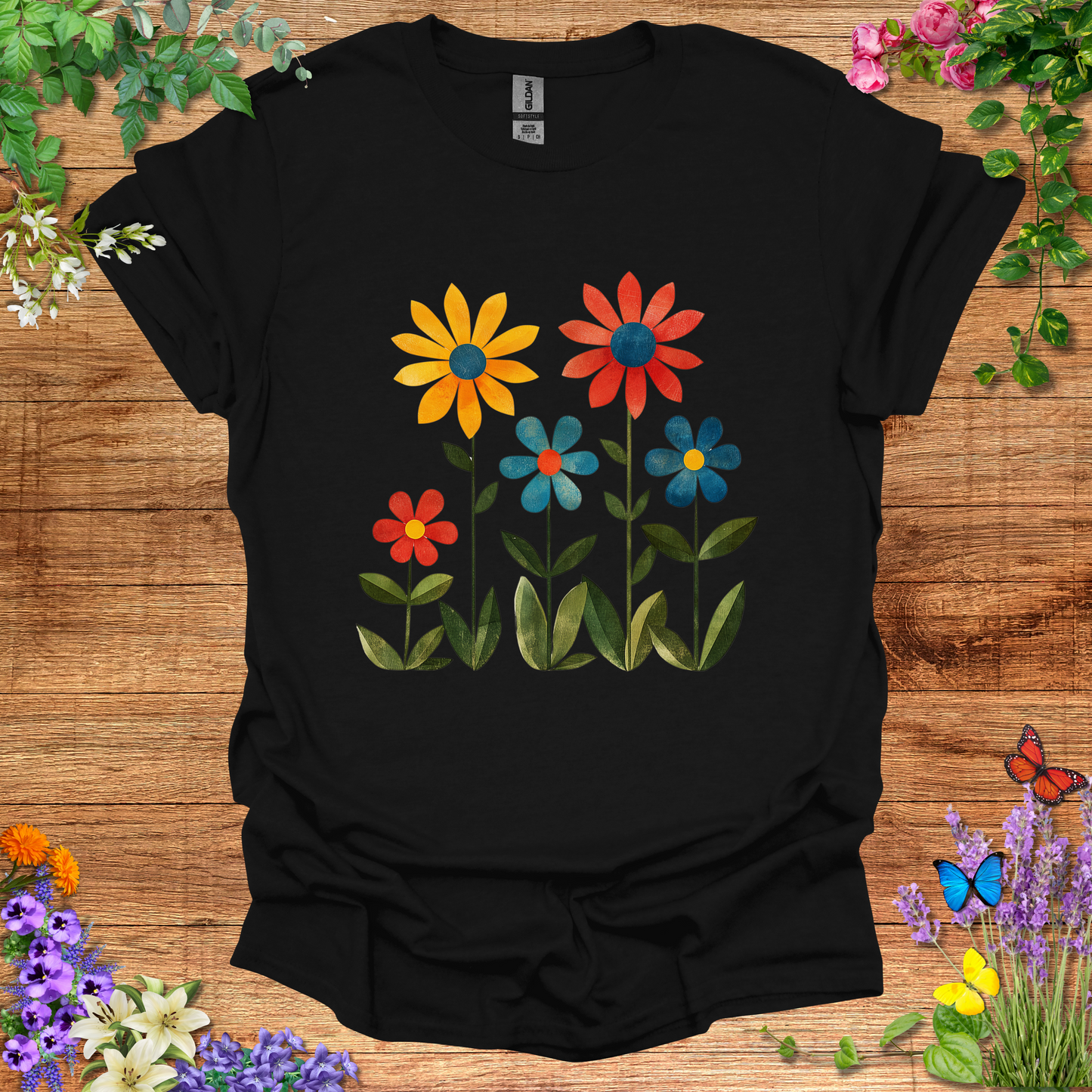 #133 5 Flowers T-Shirt