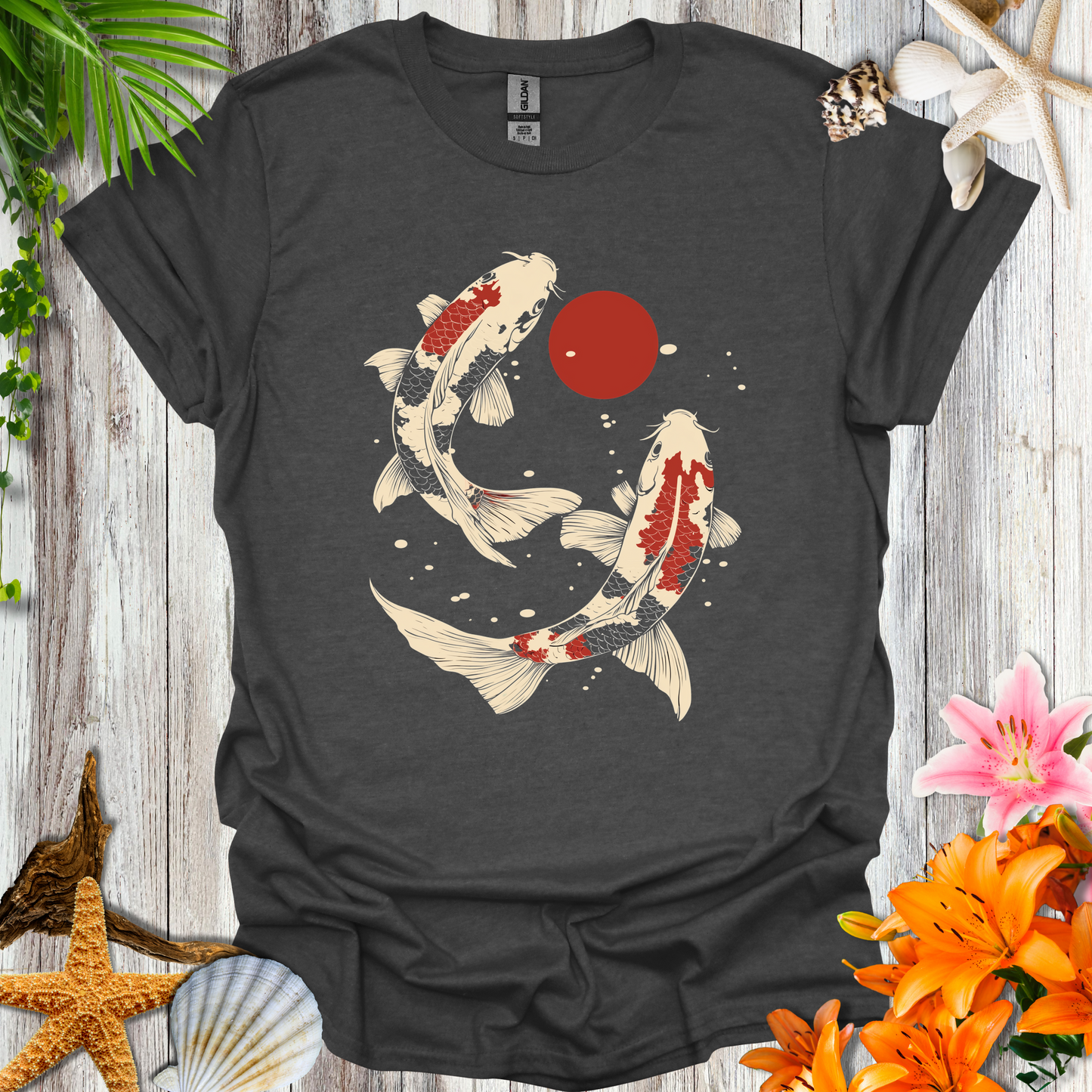 #140 Sun & Koi T-Shirt