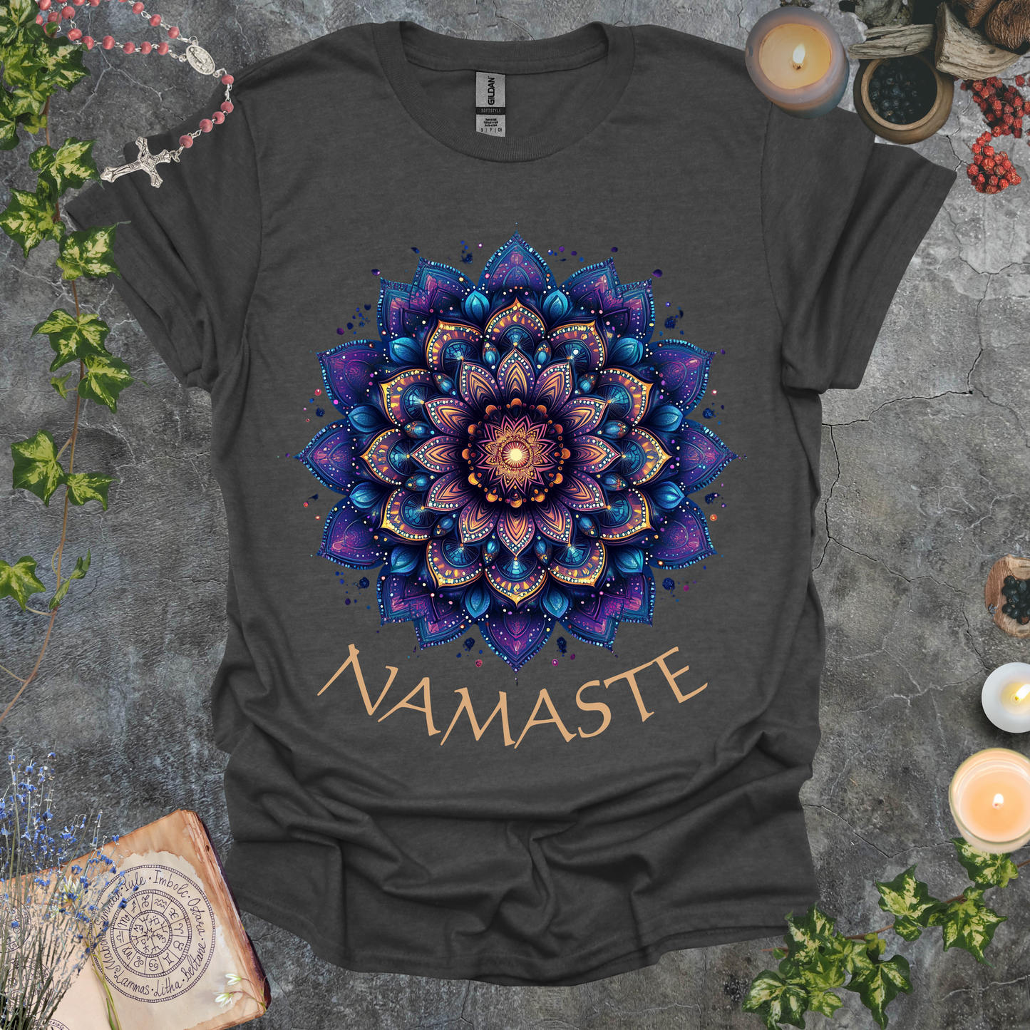 #195 Mandala Namaste T-Shirt