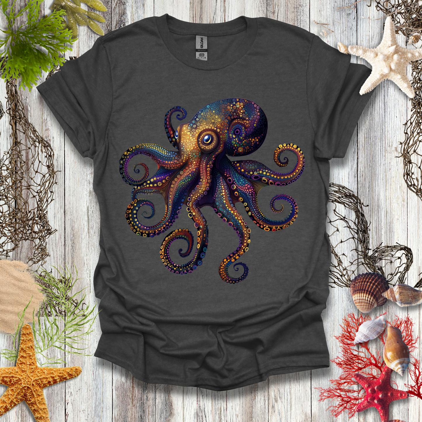 #134 Psychedelic Octopus T-Shirt