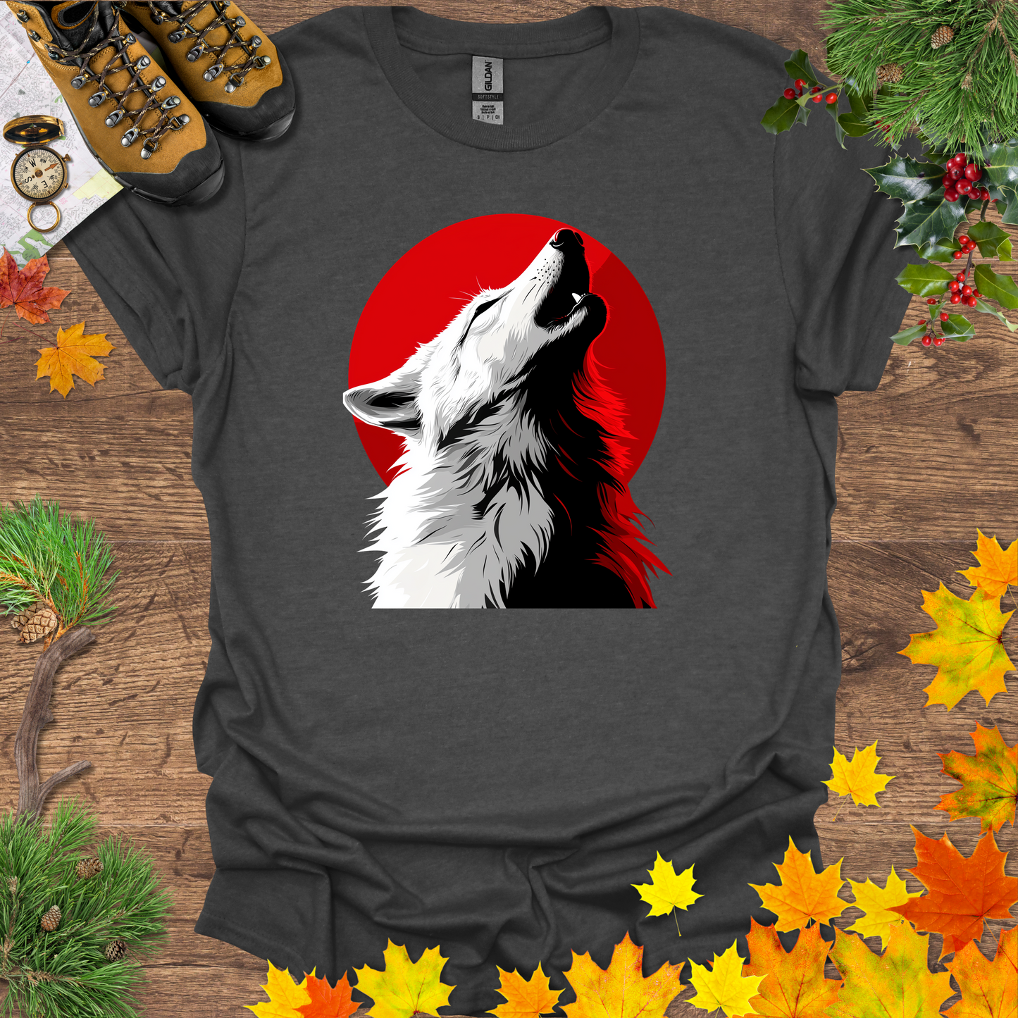 #116 Wolf & Moon T-Shirt