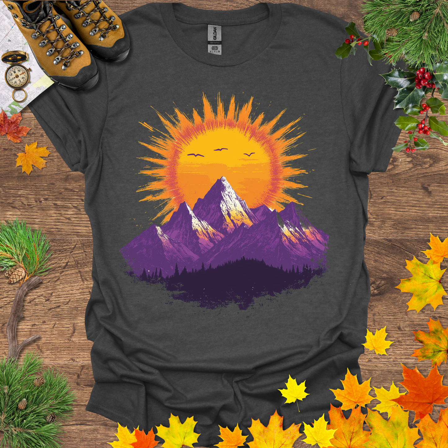 #97 Sun & Mountains T-Shirt