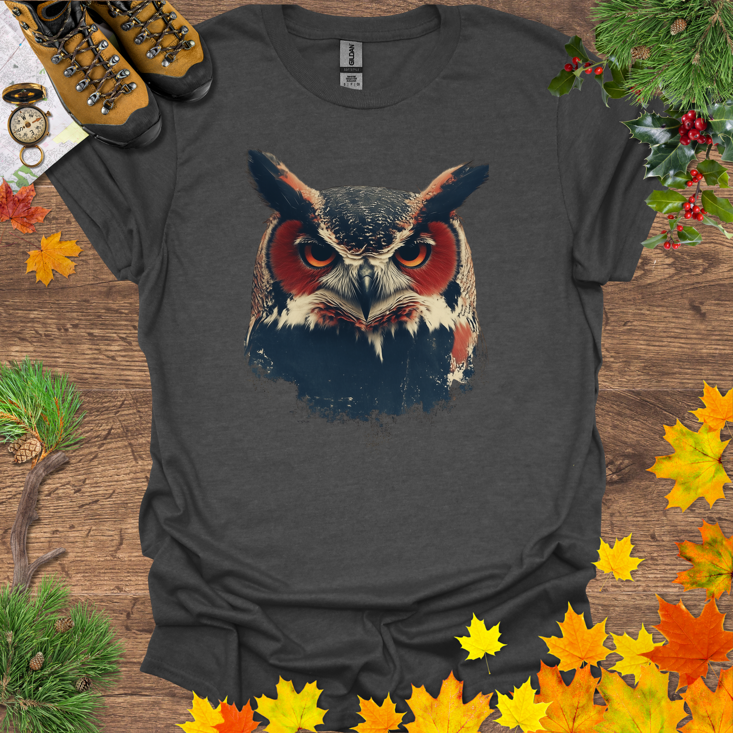 #154 Horned Owl T-Shirt