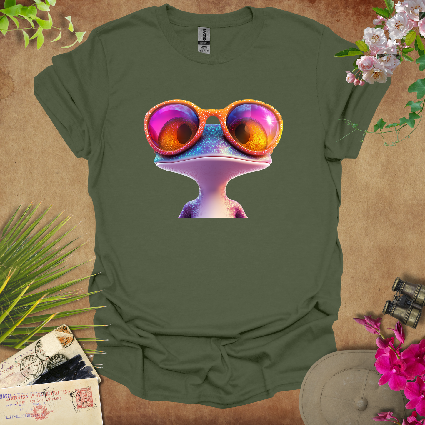 #230 Frog & Sunglasses T-Shirt