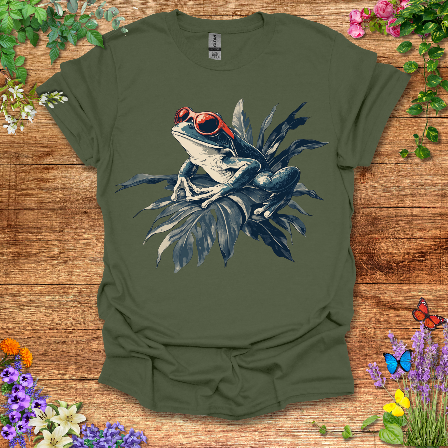 #74 Frog Sunglasses T-Shirt