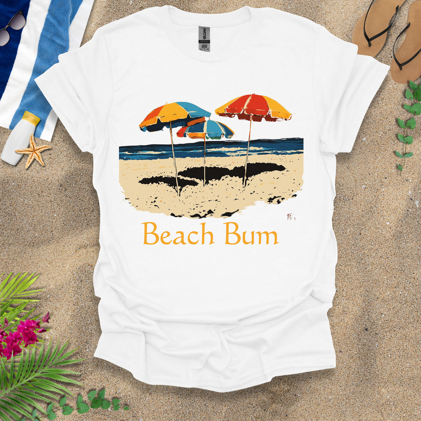 #204 Beach Umbrella T-Shirt