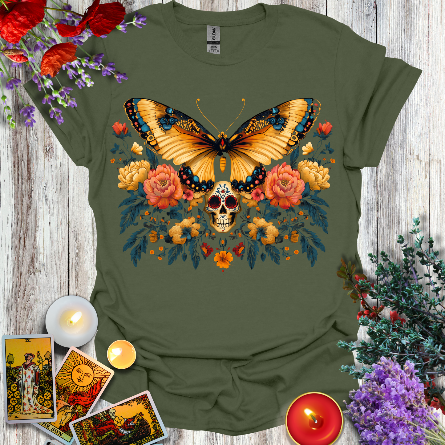 #56 Day of the Dead Butterfly T-Shirt