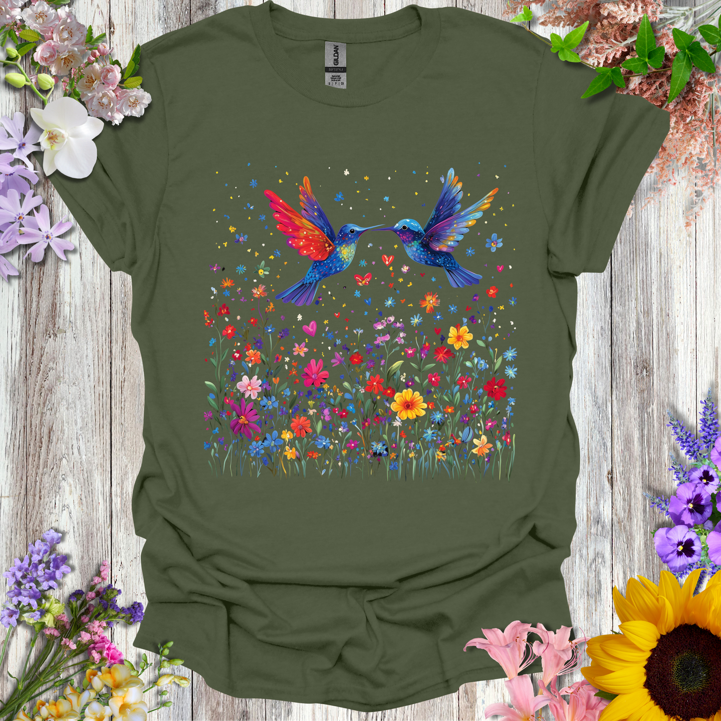 #231 Humming Birds & Flowers