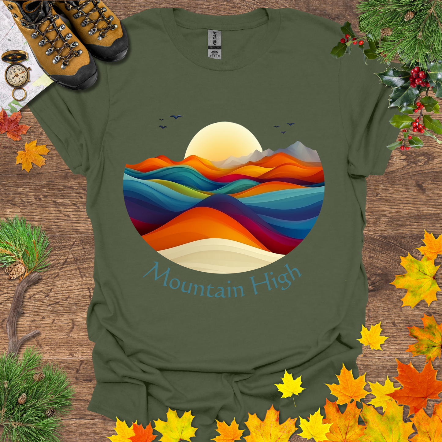 #94 Sun & Mountains T-Shirt
