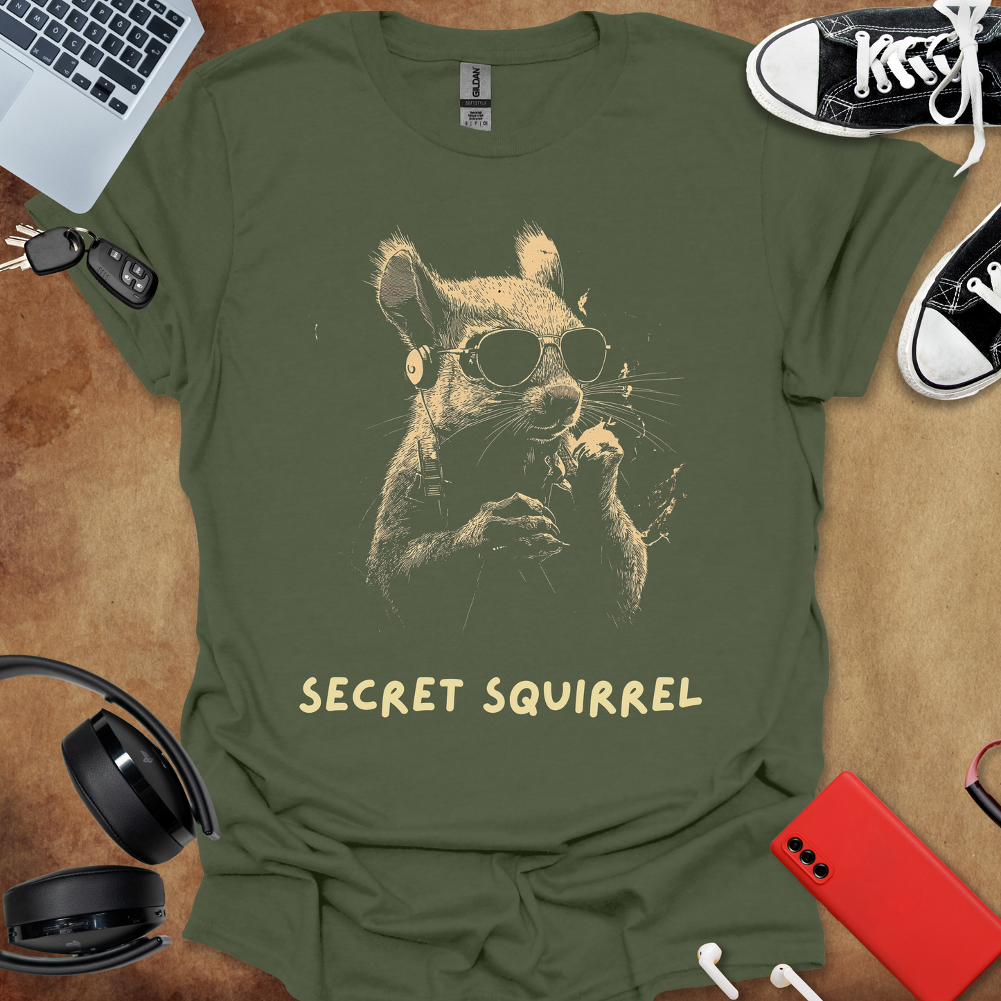 #135 Secret Squirrel T-Shirt