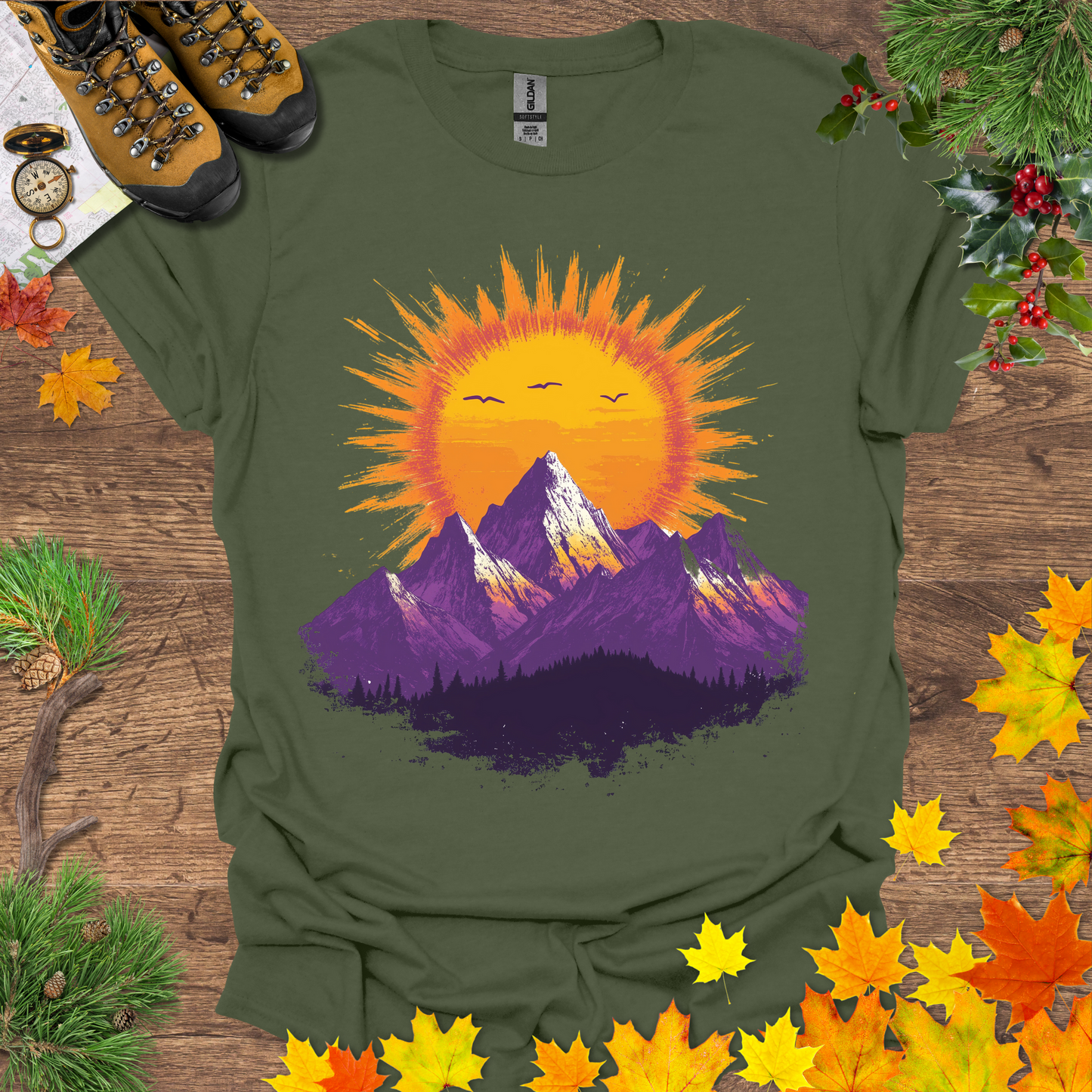 #97 Sun & Mountains T-Shirt