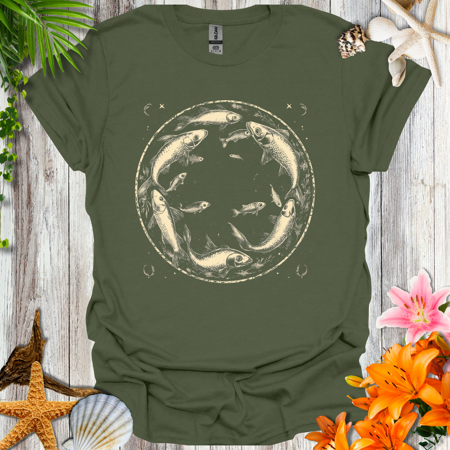 #142 M.C. Escher Fish T-Shirt