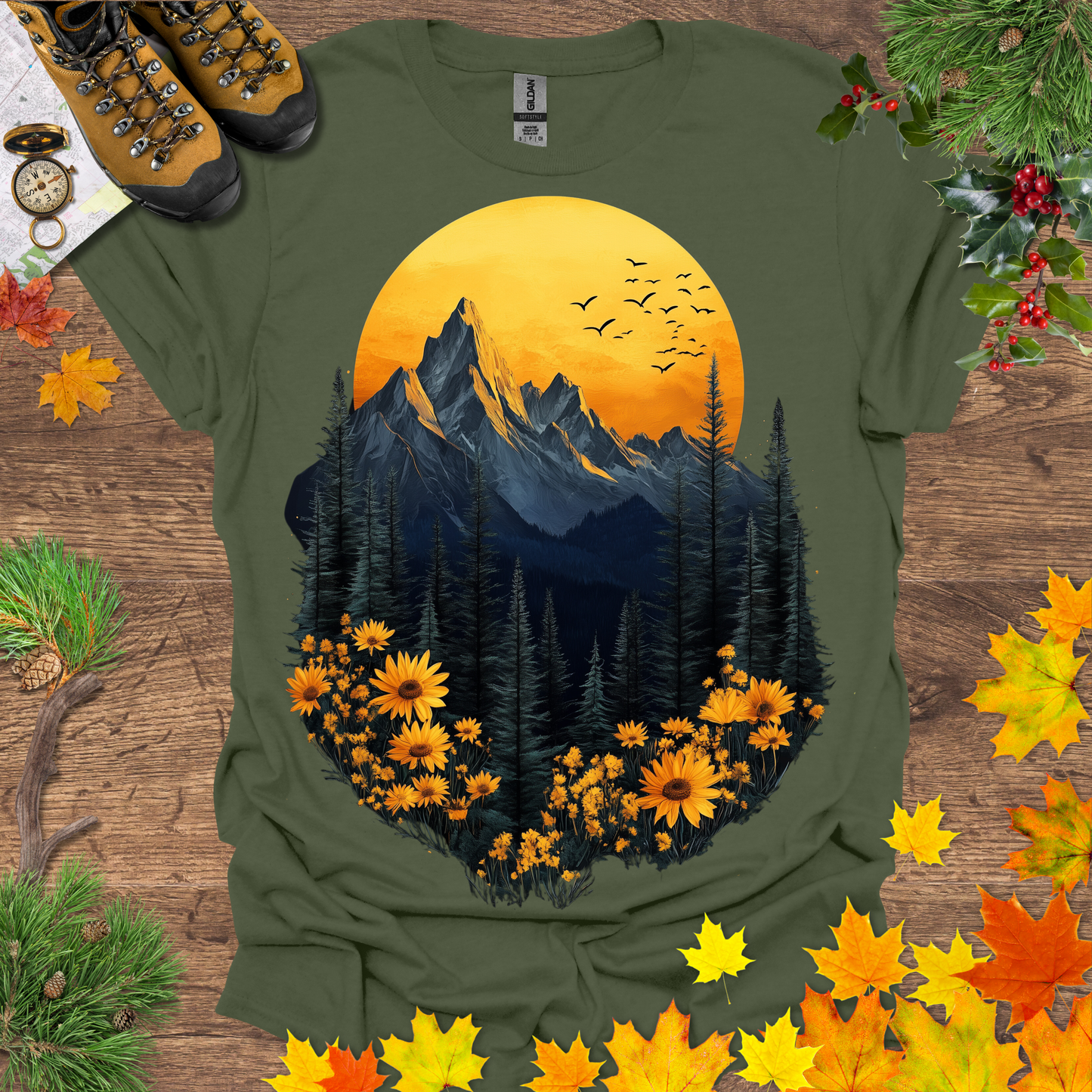 #64 Mountain Flowers T-Shirt