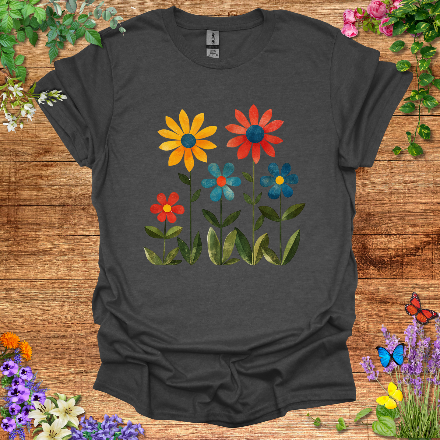#133 5 Flowers T-Shirt