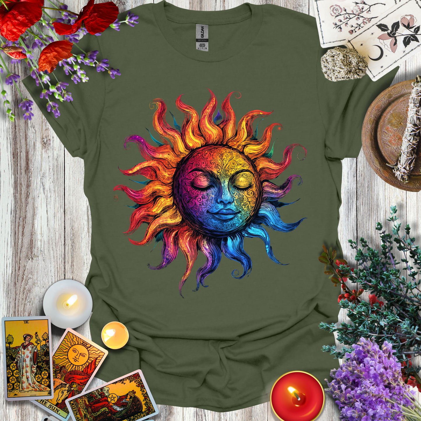 #184 Sun Face T-Shirt