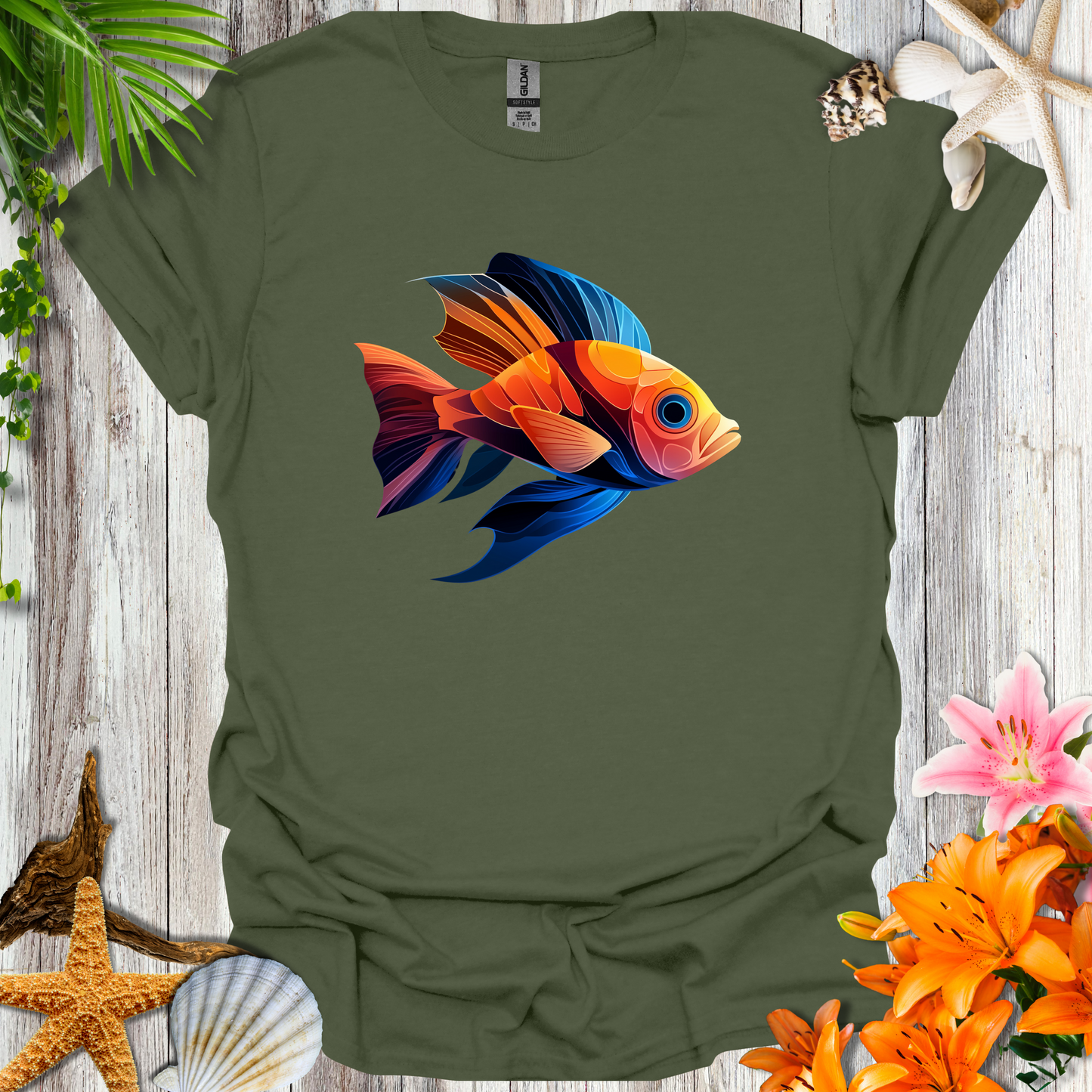 #13 Prismatic Fish T-Shirt