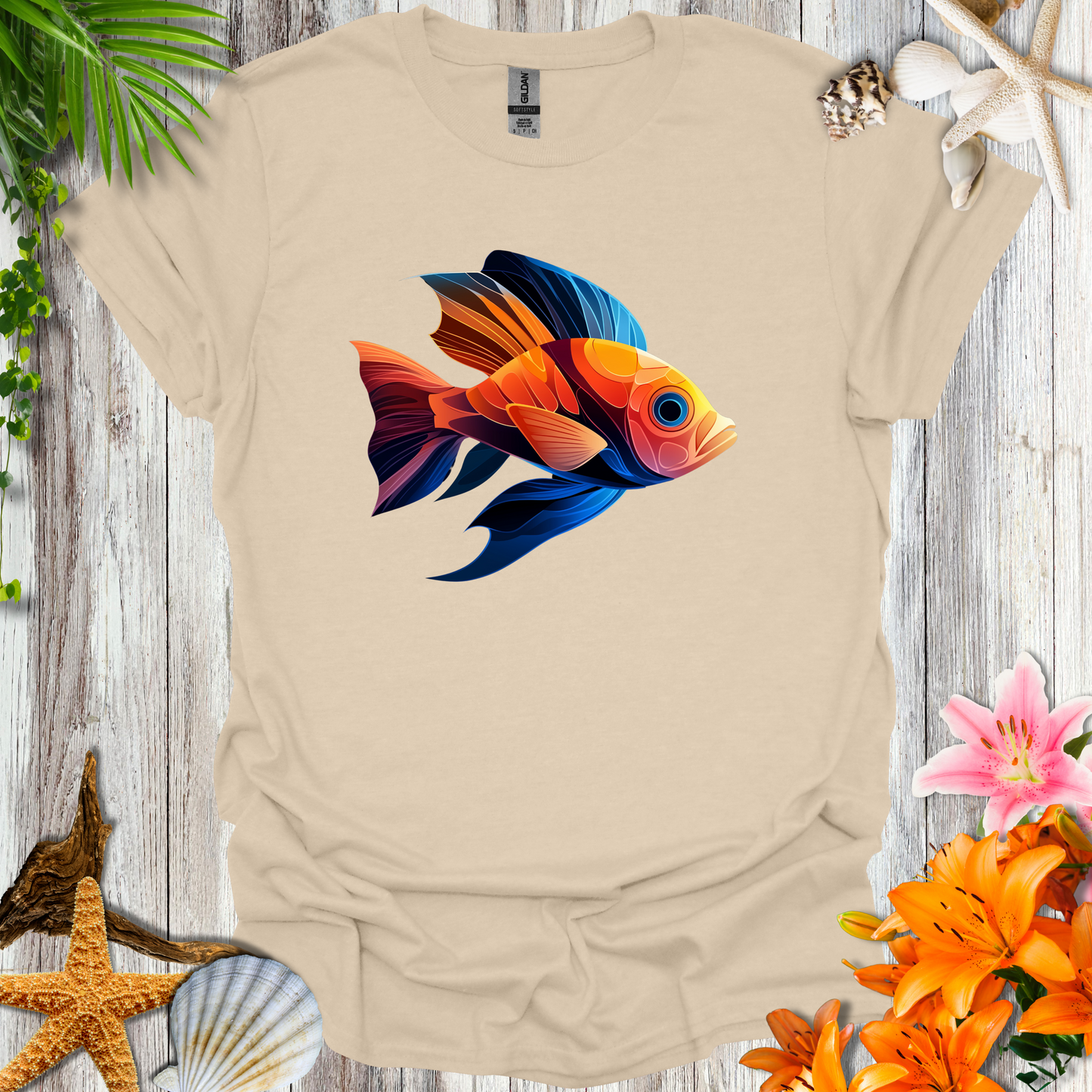 #13 Prismatic Fish T-Shirt