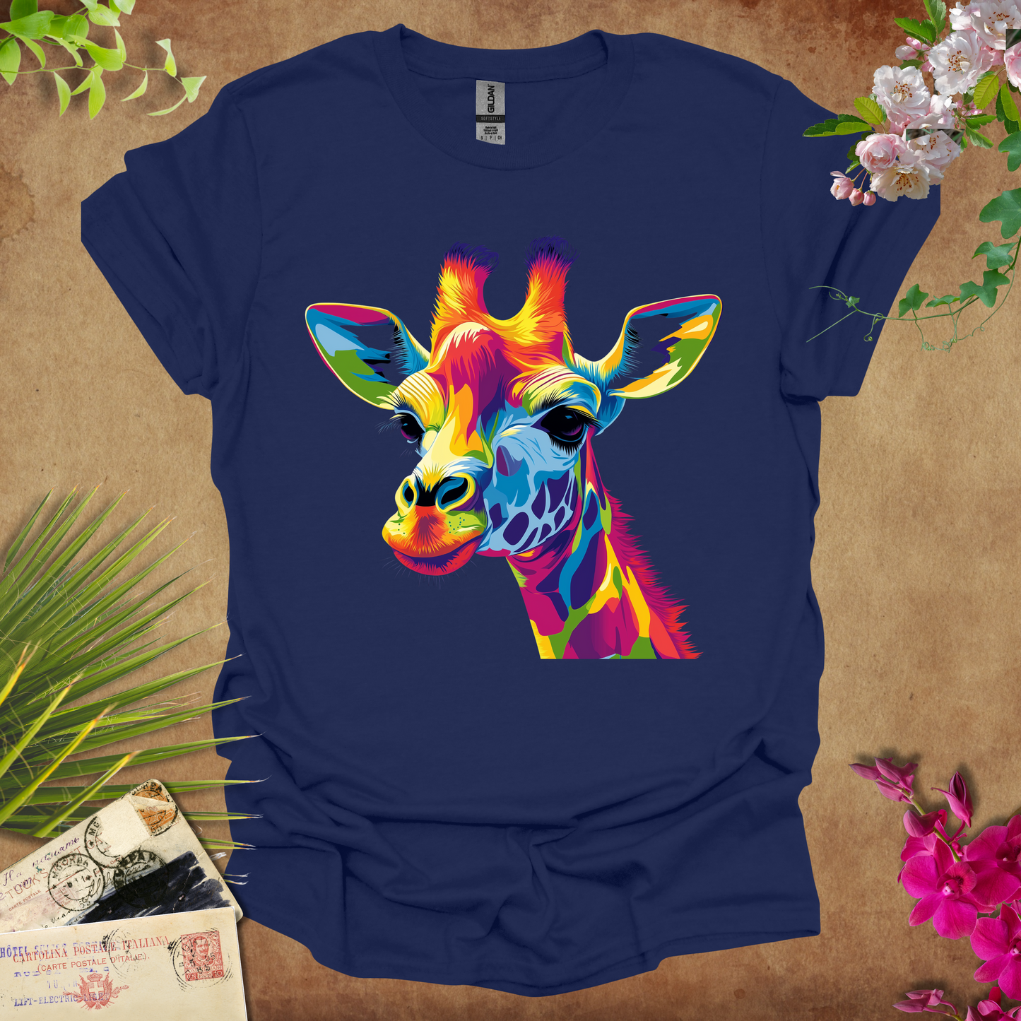 #70 Neon Giraffe T-Shirt