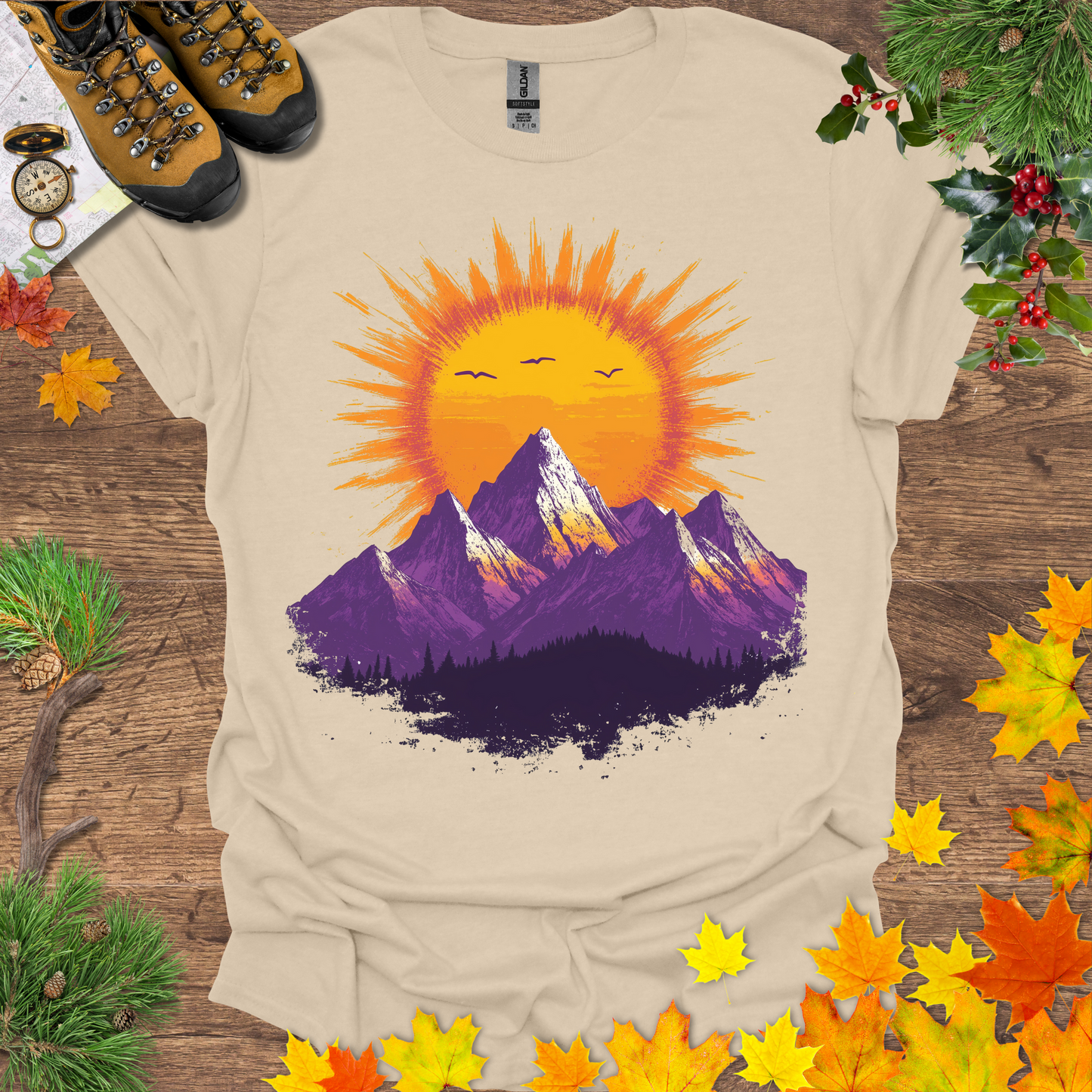 #97 Sun & Mountains T-Shirt