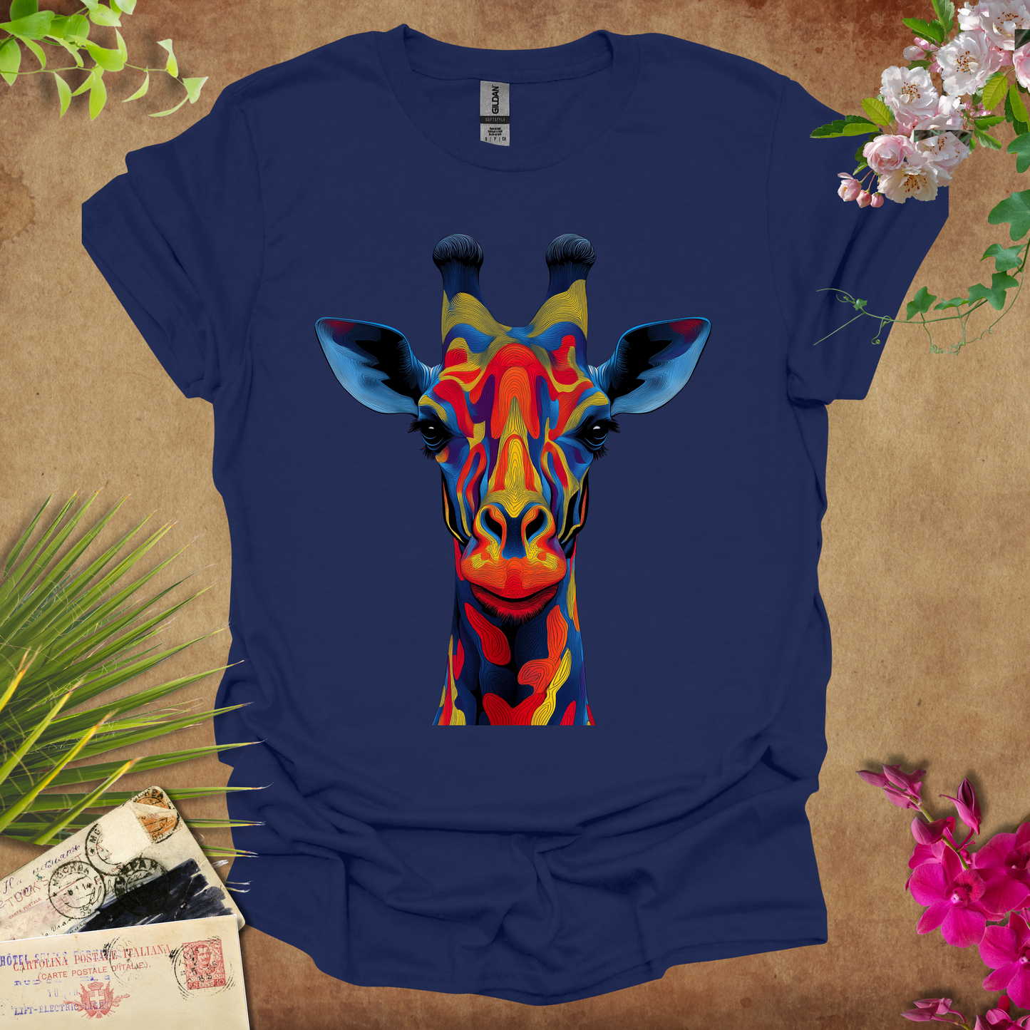 #102 Psychedelic Giraffe T-Shirt