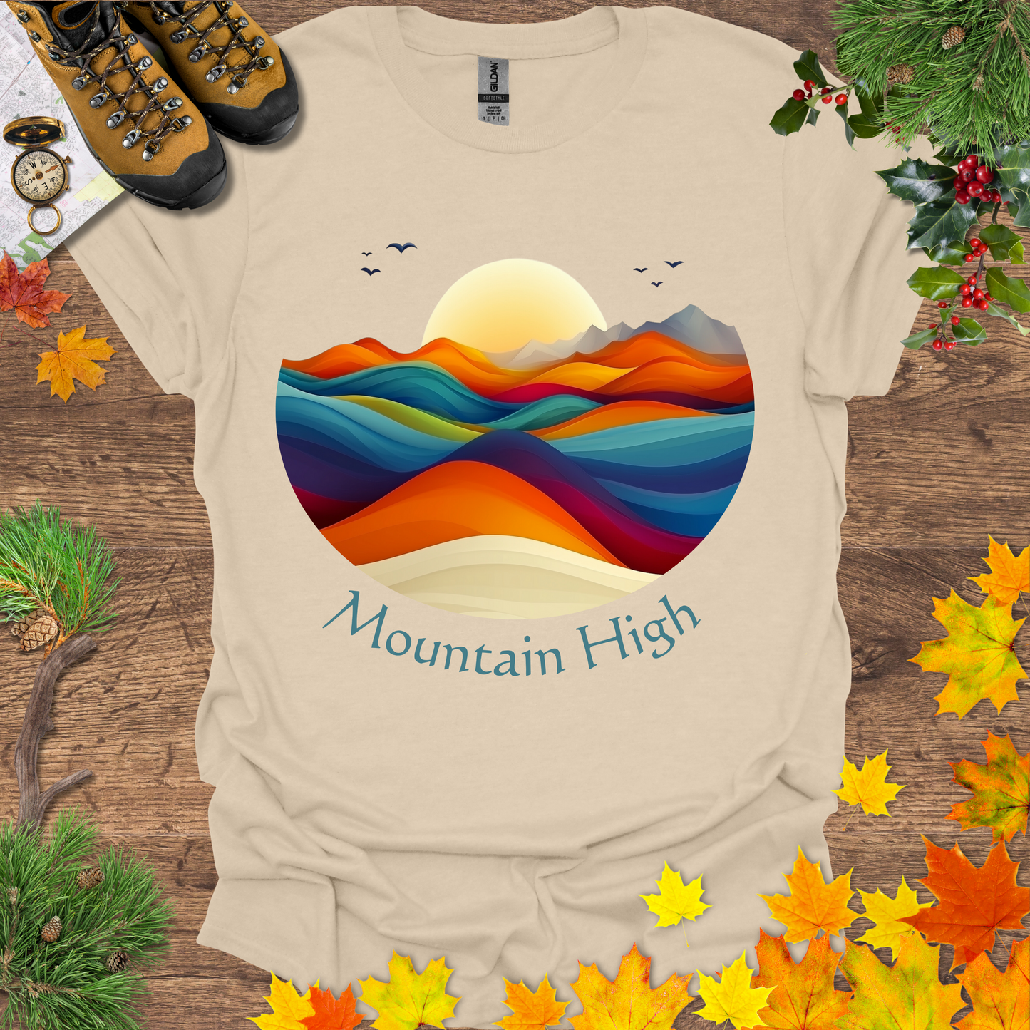 #94 Sun & Mountains T-Shirt