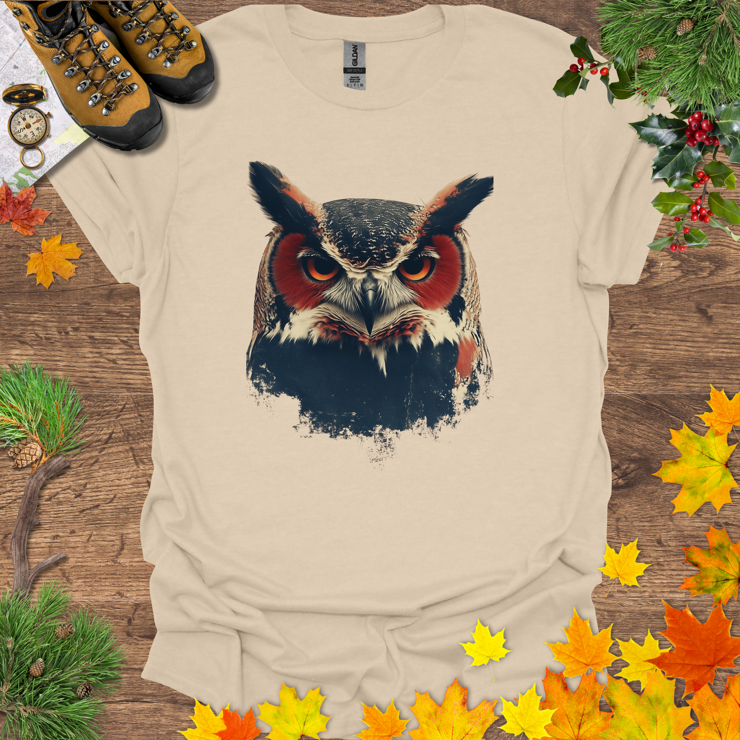 #154 Horned Owl T-Shirt