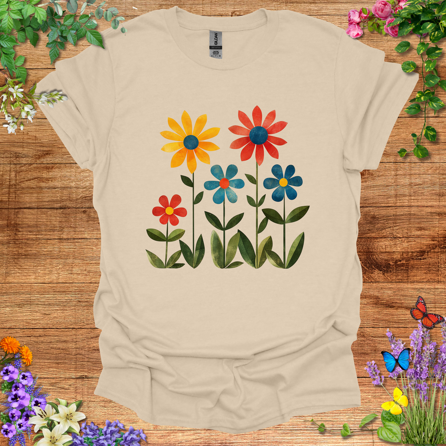 #133 5 Flowers T-Shirt