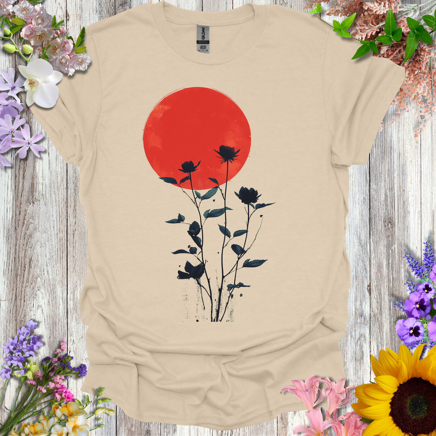 #127 Sun & Roses T-Shirt