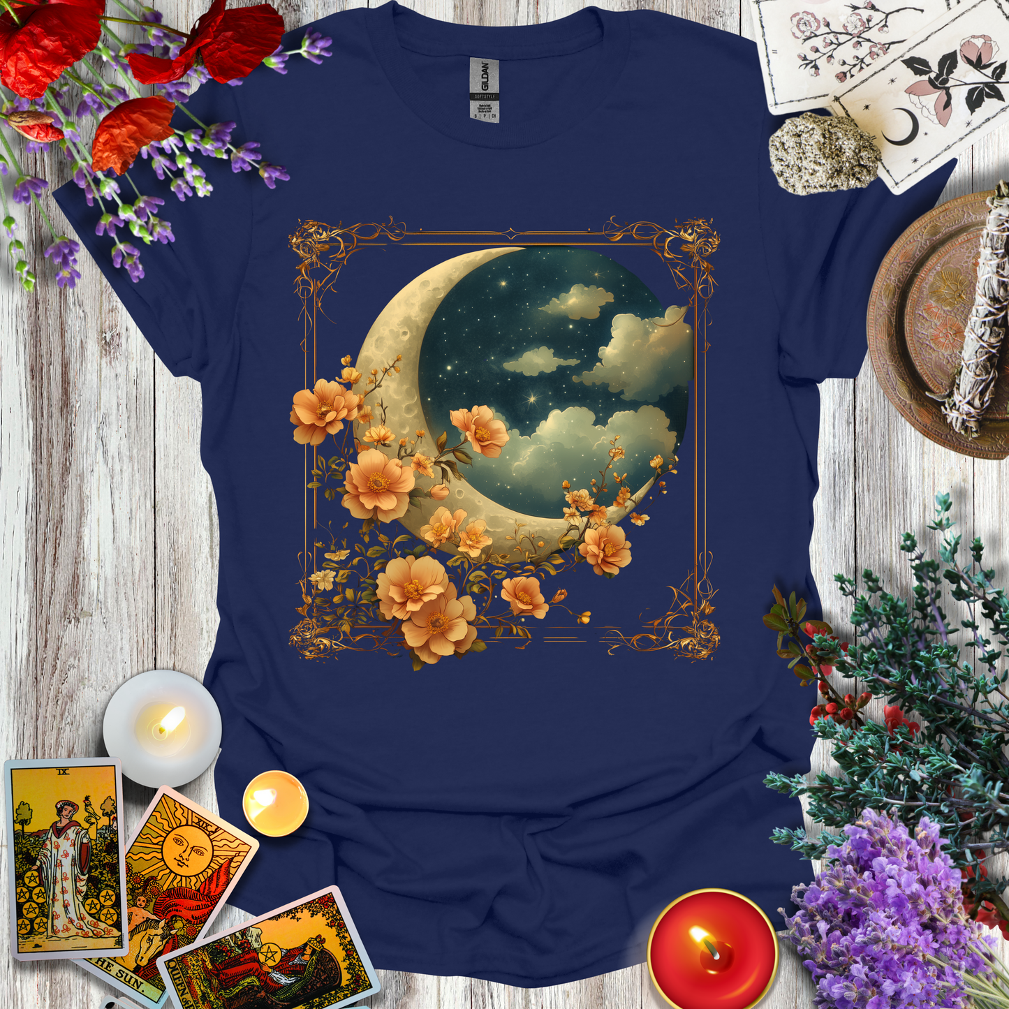 #183 Moon Flowers T-Shirt