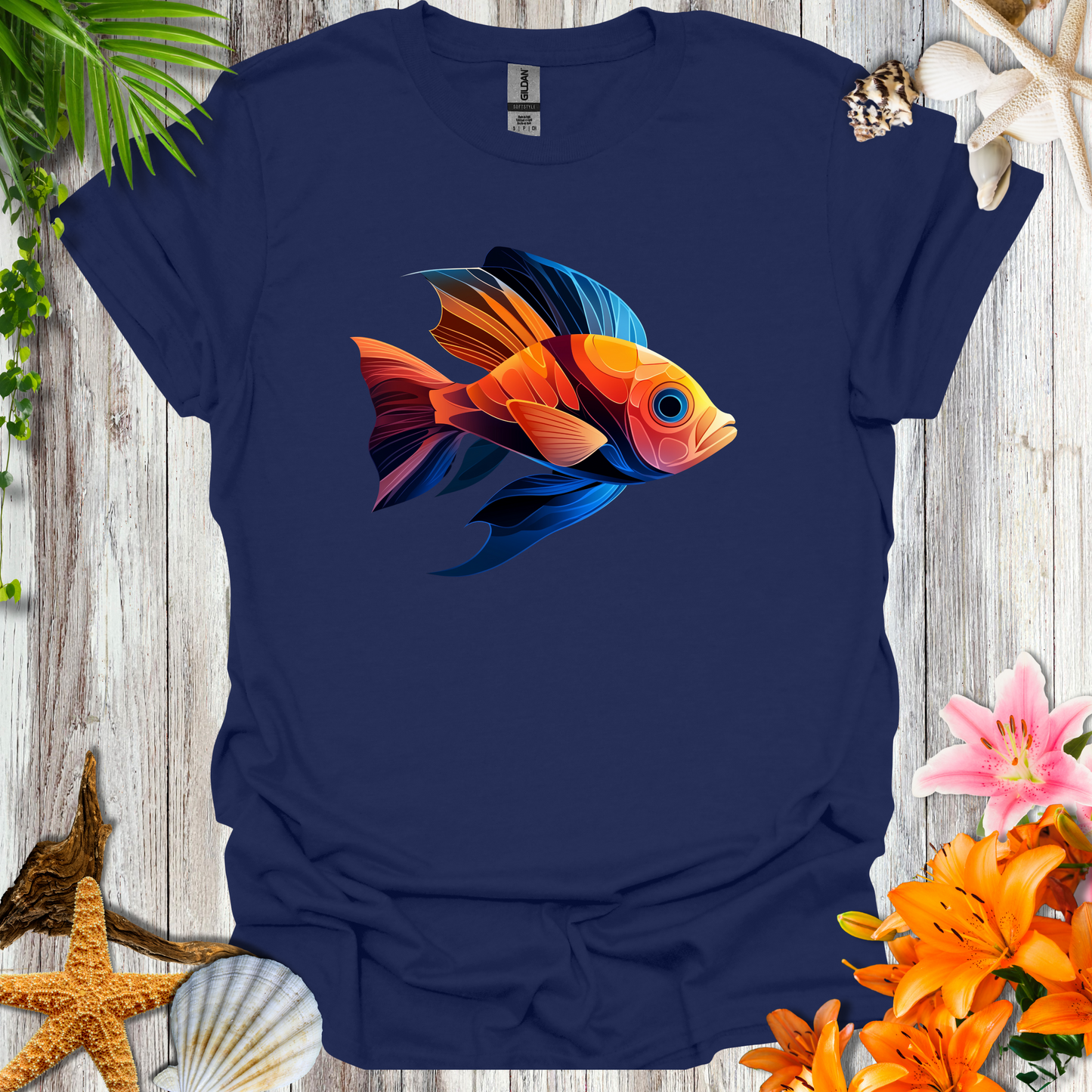 #13 Prismatic Fish T-Shirt