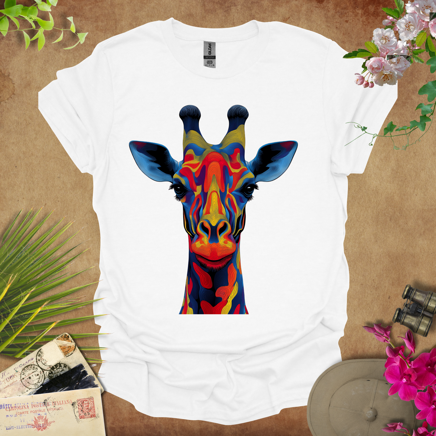 #102 Psychedelic Giraffe T-Shirt